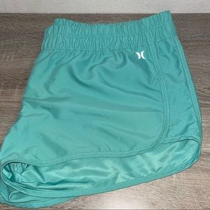Hurley Women’s Board Swim Shorts Teal Size XL Like New